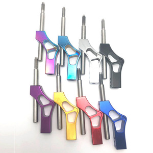 Adjustable Aluminum Alloy Gear Shift Lever Extension <b>Kit</b> Universal Car Modification Silver Red Blue Purple Gold Black Rainbow - Product Image 1