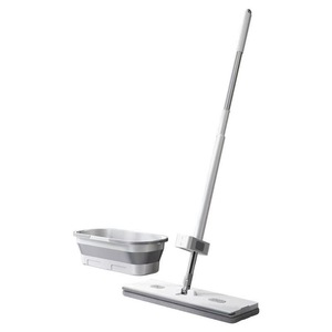 Flat Mop Microfiber Hook And Loop Fastener Large Cloth For Floor Cleaning Household Use - Product Image 5