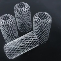 3-inch aluminium fleksibel logam talang air antimemblokir drainase kepala bulat tutup penyaring