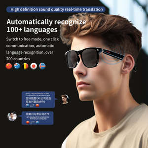 Lunettes Intelligentes de Traduction IA E13 – Audio Bluetooth, Conduction Osseuse, Assistant Vocal, Appels TWS, Lunettes à Oreille Ouverte - Product Image 2