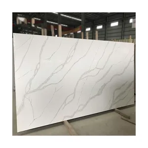 Calacatta wit quartz stone plaat voor keuken kwartsiet aanrecht