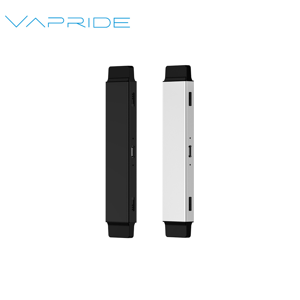 Vapride Newest Dual Atomizer Tanks 500mah Rechargeable Flat Vape Pen 2ml