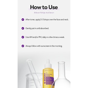 [NINELESS] B-Boost Suero con Ácido Kójico al 1% 30ml para Corregir Manchas Oscuras, Ácido Tranexámico, Aclarante y Antihiperpigmentación - Product Image 5