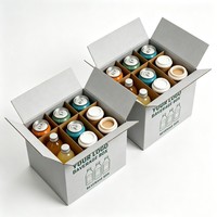 Cartons de boissons en gros, 12 ou 24 pièces, cartons d'expédition pour bouteilles de vin, boîtes pour boissons gazeuses