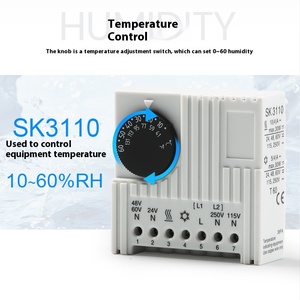 SK3110 termostato industriale interruttore di controllo della temperatura dell'armadio meccanico SK3118 regolatore di umidità - Product Image 3