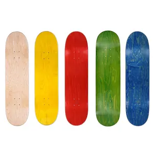 Großhandel Custom OEM Pro Epoxy 8,0 8,25 8,5 Zoll 100% Canadian Maple Blank Skateboard Deck