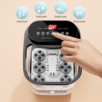 Masseur électrique pour les pieds LEERCON Elite, machine de luxe à compression d'air, pétrissage profond des tissus, massage par roulement, thérapie thermique, spa pour les jambes Elite