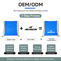 Sac à cordon en tissu Oxford imperméable à motif nid d'abeille, taille personnalisée, pour équipement sportif, fourni en gros directement de l'usine