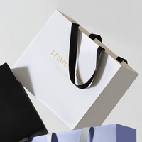 Sac d'emballage de luxe pour perruques en cheveux naturels, sacs pour emballages capillaires, boîte de rangement et sac de courses en papier avec logo – Personnalisation complète sur mesure