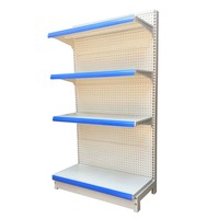 Étagères de gondole Étagères métalliques Étagères de présentoir d'épicerie Étagères étagères métalliques de supermarché de magasin