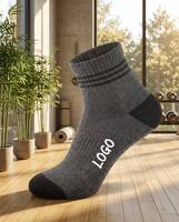 Chaussettes en tissu de bambou doux personnalisées avec logo, unisexe, pour la tenue quotidienne, le sport et les occasions spéciales, vente en gros
