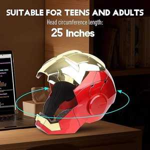 <span class=keywords><strong>Casco</strong></span> <span class=keywords><strong>de</strong></span> <span class=keywords><strong>Iron</strong></span> <span class=keywords><strong>Man</strong></span> con Comando <span class=keywords><strong>de</strong></span> Voz, Máscara Usable con <span class=keywords><strong>Control</strong></span> <span class=keywords><strong>Remoto</strong></span> Táctil para Niños y Adultos - Product Image 5