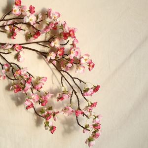 Decoraciones para Fiestas, Árbol de Cerezo Rosa, Tallos Largos, Florero Alto, Flores Artificiales de Flor de Ciruelo para Bodas y Hogar - Product Image 3