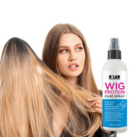 Nouveautés Soins capillaires Spray pour perruque synthétique Brillance supplémentaire et contrôle du démêlage pour perruque Remy Protection thermique humaine Spray démêlant pour perruque