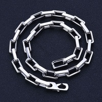 Aimgal Wholesale Ensemble de colliers et bracelets en bambou plaqué or 18 carats en acier inoxydable 316L pour hommes Hip Hop Trendy Cuban Chain
