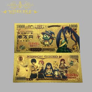 10 Jenis Kartu Kartun Anime Jepang Fairy Tail Berlapis Emas 24k untuk Koleksi - Product Image 5