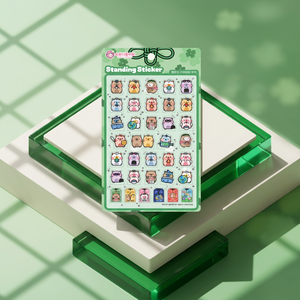 [Sowony Playground] Standing Stickers Lucky Capybara Charm Korean Cute Animal 3D Pop Up Sticker <b>Diary</b> Gift for Kids Wholesale - Product Image 1