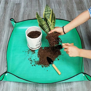 1 tapete de plantación de 50-100 cm, almohadilla plegable para jardinería, para trasplantar plantas y flores, impermeable - Product Image 4