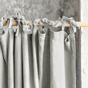<span class=keywords><strong>Tende</strong></span> Moderne ed Eleganti per Arredamento Casa in 100% Puro Lino Francese Lavato, Ecologiche e Naturali, per Finestre di Camera da Letto/Soggiorno - Product Image 3