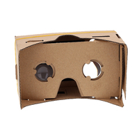 Casque de réalité virtuelle en carton VR 3D Lunettes VR Boîte Films pour films et jeux 3D Compatible avec Android et Apple
