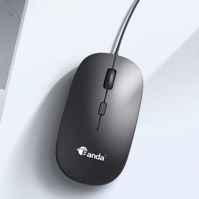 Wholesale Price Ultra-Thin USB Optical Wired Mouse Ergonomic Design for Office & Home Use Gaming Style Used for Computer Laptop