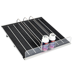 Refrigerator and Cooler Beverage Liquor Display Supermarket Roller <b>Shelf</b> Pusher Flex Roller - Product Image 1