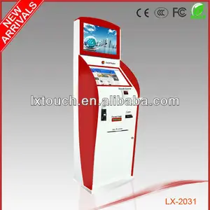 Intelligent Passport Scanner Kiosk Self Printing Bank Card And ID Card Reader Self Service Cashless Payment Machine For Airport