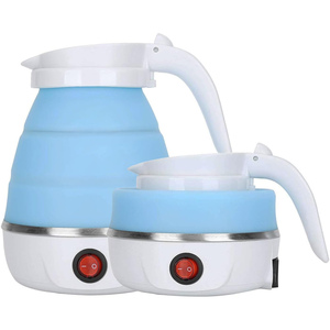 High Quality Silicone Foldable Electric <b>Kettle</b> with Direct Drinking Function Thermal Insulation Portable for Camping - Product Image 1