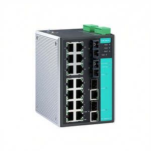 Commutateur géré Moxa EDS-518A-MM-SC 16 ports Ethernet 10/100M, commutateur industriel sur rail DIN - Product Image 2