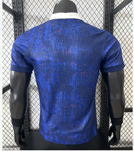 Camiseta de Fútbol de la Selección Nacional Francesa Temporada 25-26, Nueva, Local/Visitante, Azul Oscuro con Puntos Rojos, Poliéster Transpirable - Product Image 2
