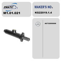 ZMATC MAKER'S NO KG22019.1.4 Nouveau Maître-cylindre de frein et d'embrayage pour camion en alliage d'aluminium OEM REF A6732950006 pour MERCEDES