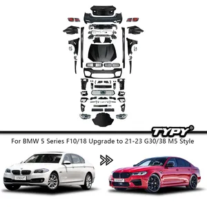 Kit de Carrocería Completo, Parachoques Delantero y Trasero para BMW Serie 5 F10 F18, Kit de Carrocería 2011-2017, Actualización M5 G30 con Rejilla y Capó - Product Image 1