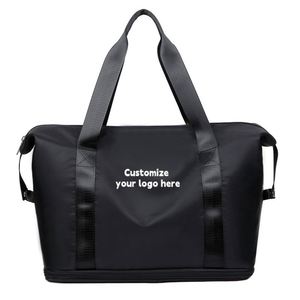 Large Capacity Expandable Waterproof Gym Duffel Bag with Shoe Compartment Wet Pocket <b>Luggage</b> <b>Trolley</b> Sleeve Travel Sports - Product Image 4