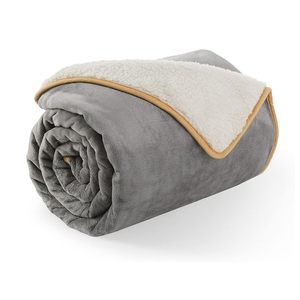 Mantas gruesas de invierno Sherpa Fleece impermeables para cachorros para perros Cama para mascotas - Product Image 1