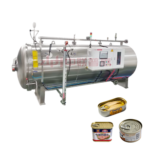 Stérilisateur à air et vapeur pour sauces <span class=keywords><strong>en</strong></span> pots <span class=keywords><strong>en</strong></span> <span class=keywords><strong>verre</strong></span>, stérilisateur à surpression efficace empêchant la rupture pour la production de condiments - Product Image 2