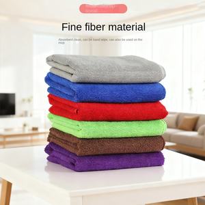 Microfibre carré <span class=keywords><strong>ménage</strong></span> vadrouille chiffon <span class=keywords><strong>ménage</strong></span> nettoyage absorbant réutilisable essuyer verre une traînée propre paresseux homme artefact - Product Image 2