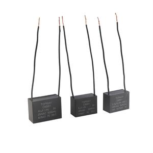 Condensateur de ventilateur 10uF <span class=keywords><strong>450VAC</strong></span> <span class=keywords><strong>CBB61</strong></span> AC, condensateur à film en polypropylène métallisé pour AC <span class=keywords><strong>50</strong></span>/<span class=keywords><strong>60HZ</strong></span>, bonne qualité, neuf - Product Image 2