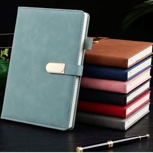 Cuaderno Yungbuck de Cuero PU A5 de Alta Calidad, con Logotipo Personalizado, Cierre Magnético, Portaplumas, Encuadernación Cosida, 100 Hojas, Color Personalizado, UV - Product Image 1
