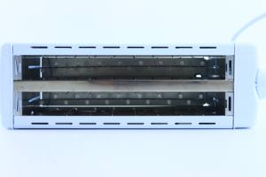 <span class=keywords><strong>Tostadora</strong></span> <span class=keywords><strong>de</strong></span> <span class=keywords><strong>pan</strong></span> eléctrica con carcasa <span class=keywords><strong>de</strong></span> plástico blanco automático con mecanismo emergente <span class=keywords><strong>de</strong></span> bandeja <span class=keywords><strong>de</strong></span> migas <span class=keywords><strong>abierta</strong></span> a presión y temporizador mecánico - Product Image 6