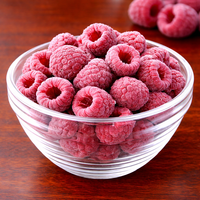 Polvo de Frambuesa Liofilizado Premium a Granel, 100% Frambuesa Real, Sabor Agridulce, Etiqueta Limpia, Vegano, Sin Azúcar