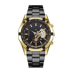 Montres à quartz pour hommes de marque originale avec bracelet en acier inoxydable imperméable, montres de luxe lumineuses pour hommes - Product Image 5