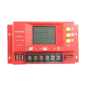 AISHANG Baterai Solar Charge Controller Solar Charger Controller 30 Amp Solar Controller Harga 12/24V