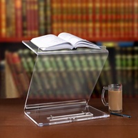 Support de table moderne de luxe en acrylique personnalisé pour un assemblage facile
