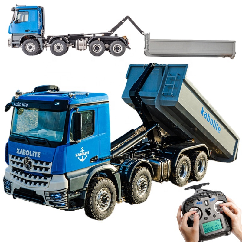 Kabolite K3365 1/14 RC Dump Truck - Hydraulic Roll Off Tipper, RTR