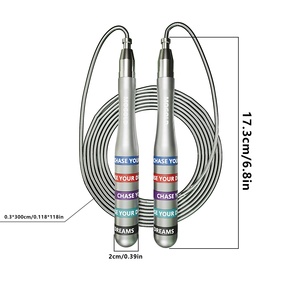 Chuyên Nghiệp Xách Tay Tốc Độ Nhảy Dây Nhôm Hợp Kim Dây Thép Nhà Phòng Tập Thể Dục Tập Thể Dục Thiết Bị Đào Tạo Chất Lượng Cao Tự Khóa - Product Image 3