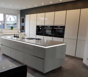 Mobile da <span class=keywords><strong>Cucina</strong></span> in Alluminio e Acciaio Inossidabile Impermeabile di Alta Qualità a Prezzo di Fabbrica, Dimensioni Personalizzabili <span class=keywords><strong>per</strong></span> la Casa - Product Image 3