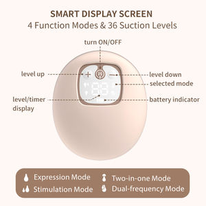 Anly <span class=keywords><strong>Kiss</strong></span> tire-lait électrique portable mains libres soutien semi-couché pompe d'allaitement pour bébé pompe à lait indolore - Product Image 5