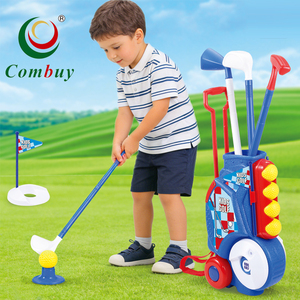 <span class=keywords><strong>Chariot</strong></span> de rangement interactif pour jeux sportifs d'extérieur, ensemble de golf d'entraînement pour enfants, jouets - Product Image 1