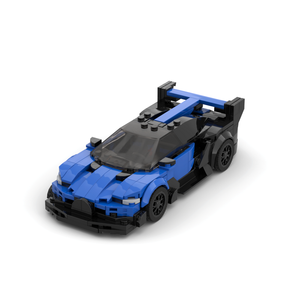 MOC M03017C Coche de Ciudad de Alta Velocidad, Campeón de Carreras, Superauto Clásico, Bloques de Construcción, Ladrillos de Carreras, Súper Técnica, Garaje Creativo, Set DIY - Product Image 2