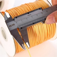 Cordon en polyester tressé ciré de 3 mm pour macramé, bijoux, sacs, vêtements et chaussures faits main - Écologique et imperméable